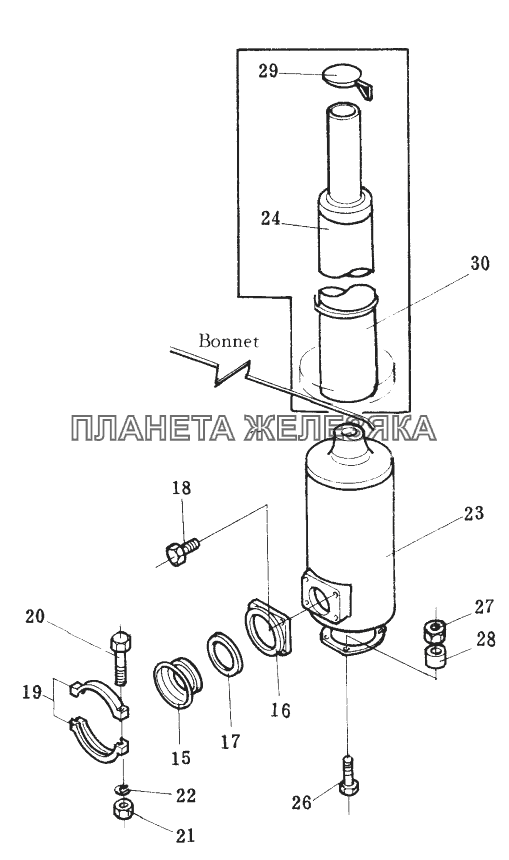 muffler exhaust pipe